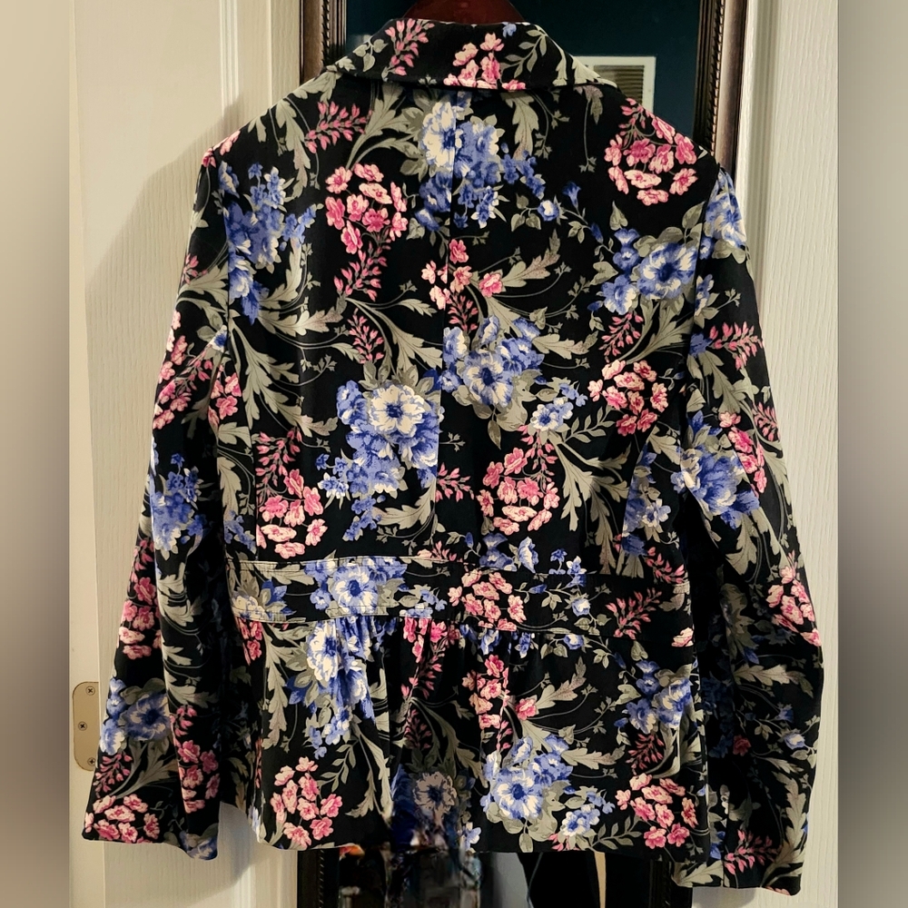 Vintage Notations Floral Blazer - Picture 5 of 7